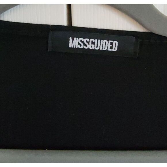 Missguided Women's U.S. 8 Sz Bad to the Bone Black Graphic T-Shirt Biker Stretc - Picture 5 of 5